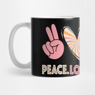 Dirigible Zepelin Love Peace Airship Blimp Zeppelin Mug